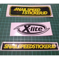 XLITE 11cm logo helmet Sticker