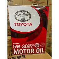 Toyota 5w30 Fully Synthetic Engine Oil 4L (Original)
