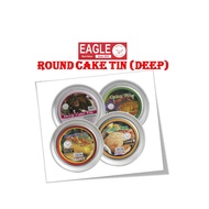 EAGLE  BRAND ROUND CAKE TIN (DEEP)