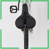 [Amleso] Bike Saddle Universal Hollow PU Leather Saddle Shockproof Seat Cushion for Mountain Road Bike