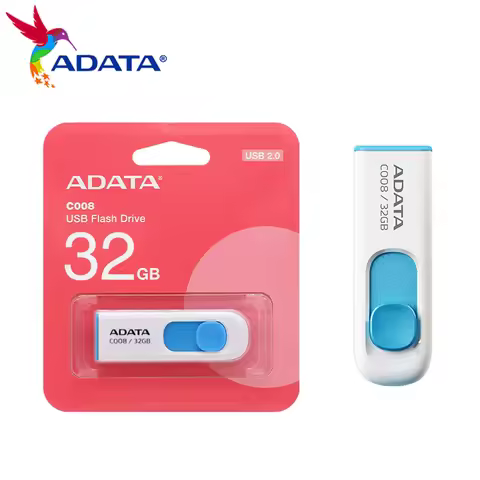 ADATA USB Flash Drive C008 16GB 32GB 64GB USB Flash Drive High Speed Memory Stick For Computer PC