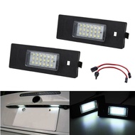 2X White LED Number License Plate Light Lamp Taillight Super Bright Error Free for Night Driving for