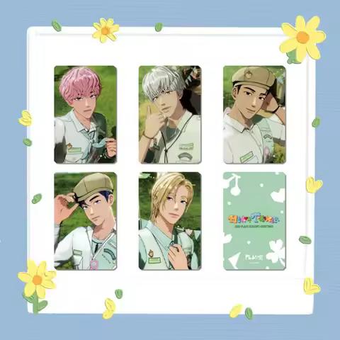 2026 PLAVE Selfie Greetings Cards HAMIN YEJUN NOAH 5/15Pcs/Set Glossy Photocards Korean Style Postca