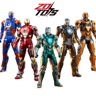 ZD Iron Man MK31 MK32 Piston Romeo MK10 MK19 Tiger 1/10 Armor Marvel legends Avengers Action Figure 