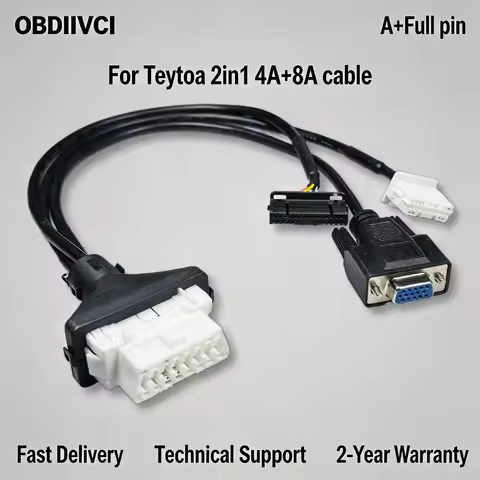 For Toyota 4A 8A Remote Programming Work For X300 Autel GBOX DP PAD2 4A+8A 2in1 Cable Directly Progr