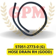 HOSE DRAIN RH (Good) / 5T051-2773-0 (G) Spare Parts Combine Harvester