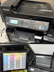 EPSON 🖨️  L565 WiFi Ethernet 連續供墨複合機🖤四合一 print 打印 / copy 影印 / scan 素描 / fax 傳真機/ colourful 彩色噴墨 4 Co