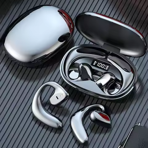 M8 Wireless Language Translator Headset Device TWS Bluetooth Translation Earbuds Noise Reduction Rea