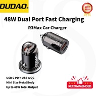 Car Charger DUDAO R3Max 48W USB C PD QC Fast Charge for Grab Driver Android iPhone