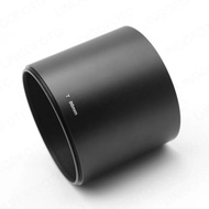 ephoto Metal Straight Hood 58mm 62mm 67mm 72mm 77mm 82mm 86mm 95mm 105mm with Filter Front Thread