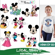[Ironed, heat pressed image] Mickey M8 ironed image for children