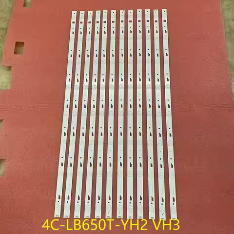 12pcs/set LED Strip For Thomson 65US6006 65UA6606 65U3650C 65UB6406 L65E5800A 4C-LB650T-YH3 LVU650CC
