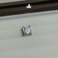Cute Emerald Moissanite Pendant Au750 (S925 Plated 18k)
