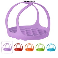 ONLYGOODS Pressure Cooker for 6 Qt/8 Qt for Pot Drain Rack Silicone Bakeware Lifter