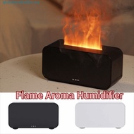 GLOBALMARKET Flame Aroma Humidifier, Powered 7 Color Changing Modes Essential Oil Diffuser, Aestheti