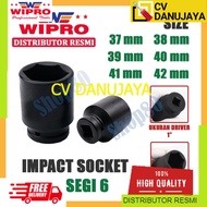 MATA Wipro Shock Impact Socket Wrench 1" 6PT 37 38 39 40 41 42 mm - 37 mm