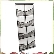 Vertical Brochure Stand Grid Brochure Display Stand Portable Brochure Stand for Trade Shows and Reta