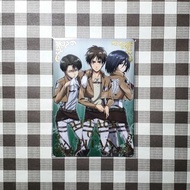 進擊之巨人熨金閃卡 PVC膠卡收藏卡餅卡 進撃の巨人 食玩閃咭No.20 日版 BANDAI Attack On Titan 艾倫兵長三笠 進擊的巨人