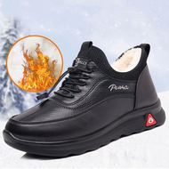 JIFANPAUL | Warm Lined Elderly Men's Beijing Cloth Shoes