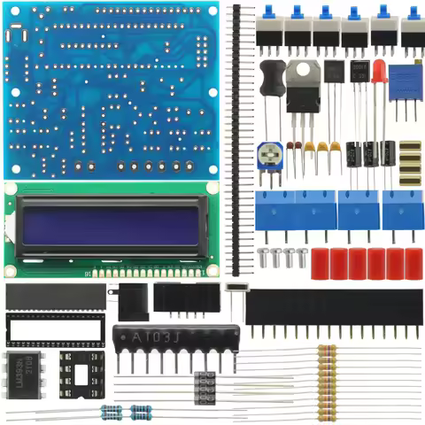 DIY Kit LCD Digital Secohmmeter Frequency Capacitance Inductance Meter Cymometer CF Inductor Capacit