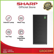 BARANG TERLARIS KULKAS SHARP 1 PINTU SJ-N182N NEW KIREI LOW WATT T.M4