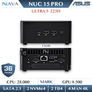 Mini PC ASUS NUC 15 PRO Intel AI Core Ultra 7 255H U5 225H NUC15CRH (RNUC15CRHU700000I)