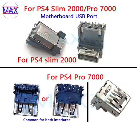 1pcs Original Motherboard USB Port Socket For PS4 Pro CUH-7000 Console For PS4 Slim Mainboard USB So