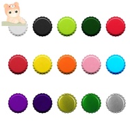 Sekonow 240 Count 15 Colors Bottle Caps, 26mm/1in Metal Beer Bottle Caps Crown Caps with Rubber Seal