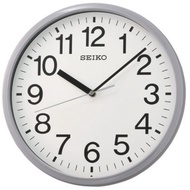 [𝐏𝐎𝐖𝐄𝐑𝐌𝐀𝐓𝐈𝐂] Seiko QXA756N QXA756 Standard Silver White Analog Quartz Numeral Number Wall Clock