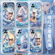 Nezha Suitable Samsung s25 Phone Case s24ultra New Style s23+Demon Child Haunted Sea s22 Shock-resis
