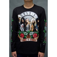 Guns n roses long sleeve shirt - Rock band tee - Rock shirt - Size M, L