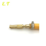 Solid Brass Hose Nozzle Pressure Hose Connector ET