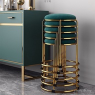 Manicure Stool Round Stool Nordic Dressing Stool Stool Simple Light Luxury Household Stool Dining Ch