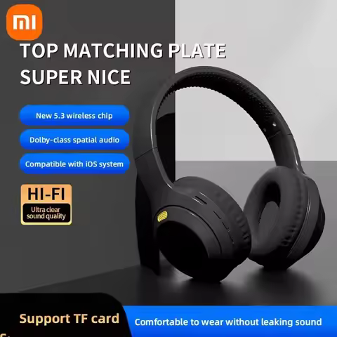 Xiaomi 5W Wireless Headphones Bluetooth 5.3 Earphones Foldable Earbuds 40mm Driver Game Music Over E