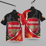 【BEST SELLER】Arsenal FC Premium Football T-Shirt & Polo Shirt Collection For Men & Women  Round Neck