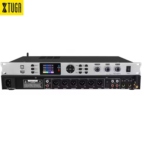 Xtuga P300 Factory DSP sound system professional audio effector processor for karaoke microphone sta