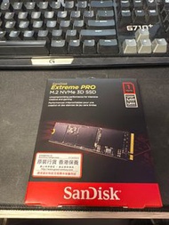 SanDisk Extreme PRO M.2 NVME 3D SSD 1TB(未用過）