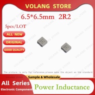 5pcs/LOT Power Inductance 2R2 6.5*6.5mm 2.2UH Chip inductor SMD 5PC8