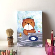 空白牛皮厚筆記本 ∣ 棕熊