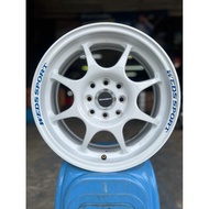 Wedssport TC 05 saiz 15 6.5jj et40 pcd 100/114 (USED) Like New