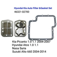 Hyundai Atos Picanto 1.0 1.1 Auto Gearbox Filter &amp; Gasket Set (46321-02700) Naza Suria Suzuki Alto