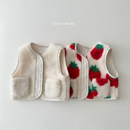 Youya kids|Korea DAILY BEBE Lamb Fleece Vest