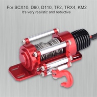 RC Car Metal Steel Wired Automatic Simulated Winch for 1/10 RC Crawler Car Axial SCX10 II III RBX10 