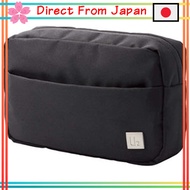 [Direct from Japan]Elecom Gadget Pouch UB Series Black 300D High-Density Polyester Water-Resistant