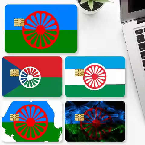 Gypsy Romani People Credit Card for Bank Debit Decorative Protection 4PCS Anti-scratch Waterproof St