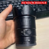 Pelekat Bergaya Untuk Sony FE 35mm F1.8 Pelekat Lensa Kamera Vinyl Balut Anti-Calar Kot Filem FE 35 