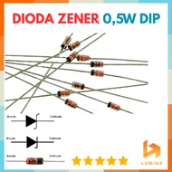 16v Zener Diode 0.5w Diode 16 VOLT 1/2 w 16 v 1/2w 16volt 0.5 w DIP