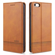For iphone 6 6 Plus Protective Case Magnetic Leather Flip Cover Case With Buckle Slot