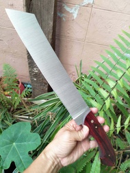 มีดแรมโบ้ (Rambo knife) มีดแคมป์ มีดคัตติ้ง มีดสนาม มีดเดินป่า ใบ 12” SUP9 full tang ตีร้อนชุบแข็ง ผิวขัด ด้ามไม้พะยูง หมุดโมเสค