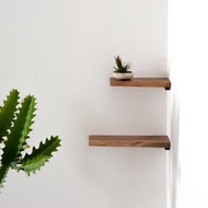 木島BOKTO || 相思木 || 免釘牆角落層板 自然邊原木 層架 牆角